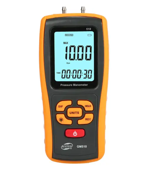 GM510   جهاز قياس فرق الضغط 100 مللى بار