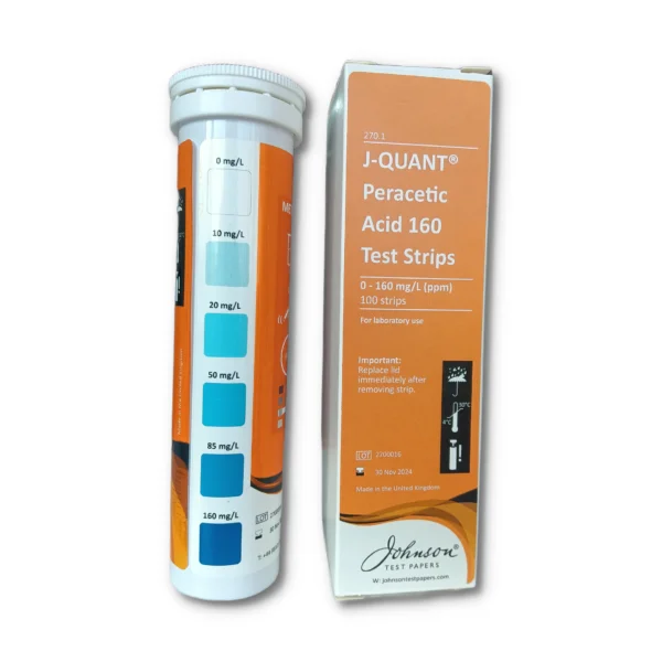 J-QUANT Peracetic Acid 50 Fast Chemical Indicator Test Strips 270.1