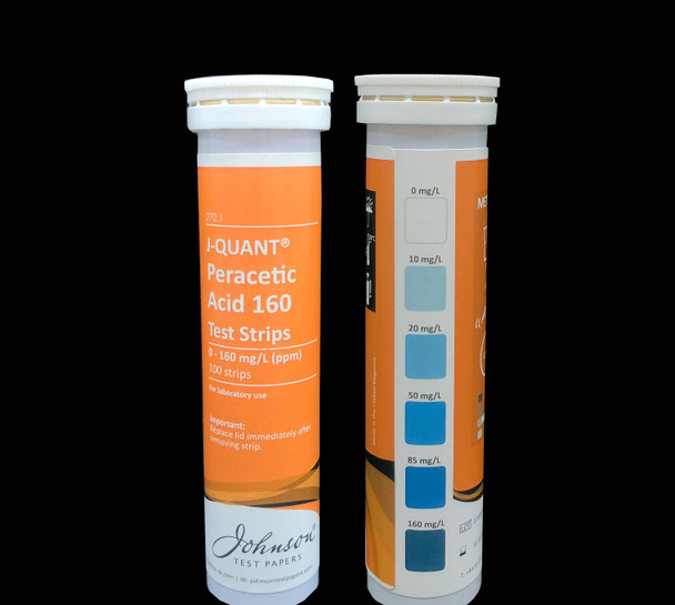 J-QUANT Peracetic Acid 50 Fast Chemical Indicator Test Strips 270.1