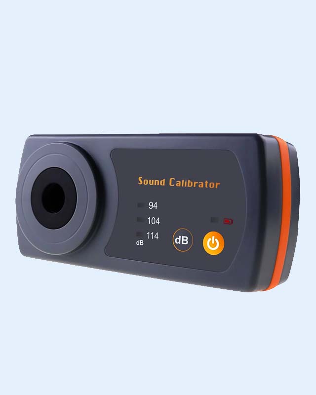 8930B Compact Sound Level Calibrator 114dB / 94dB / 104dB Calibration Level For 1/2" 13.2mm Microphone Size Sound Level Meters