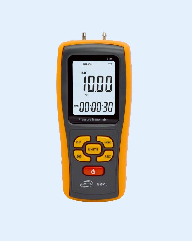 GM510 100 mbar pressure difference measuring device