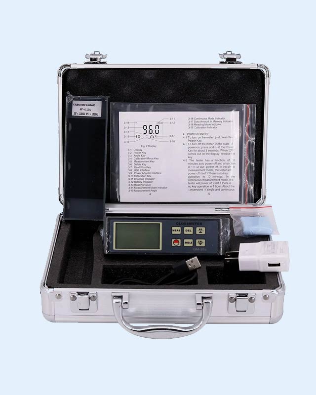 GM-268 Gloss measuring device: 20, 60, 85 degrees