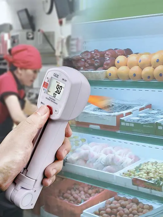 IR-97 Food Safety Infrared Thermometer with Probe