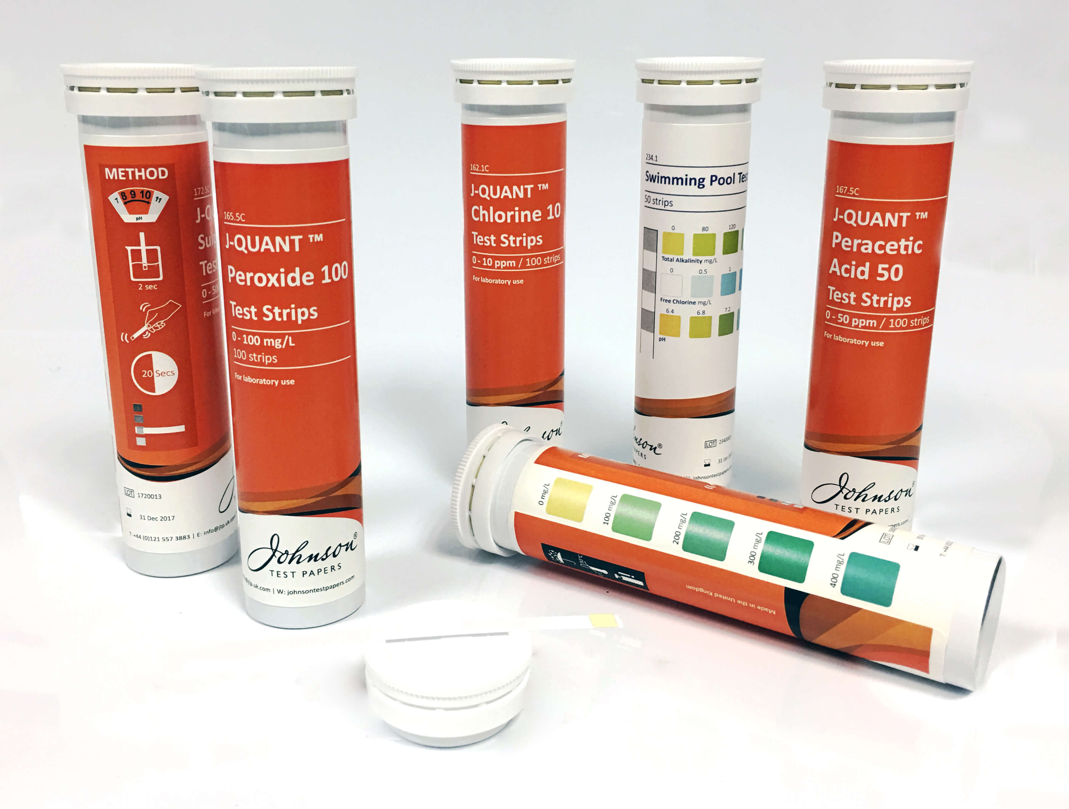 Johnson paper test 100strips Qac 400