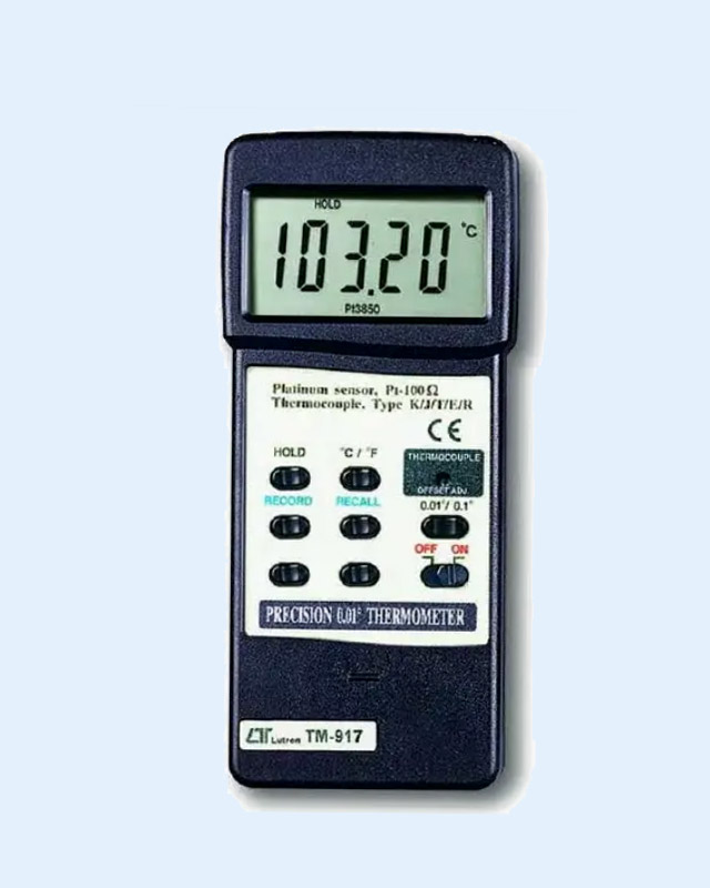 Lutron TM-917 Precision Thermometer (0.01° Accuracy, PT100 & Thermocouple)