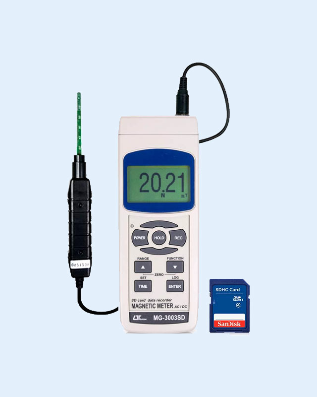 MG-3003SD AC/ DC Magnetic Meter | SD Card