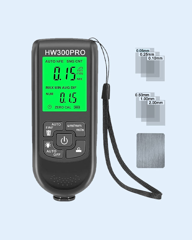 Model: HW-300PRO Pocket Coating Thickness Gauge