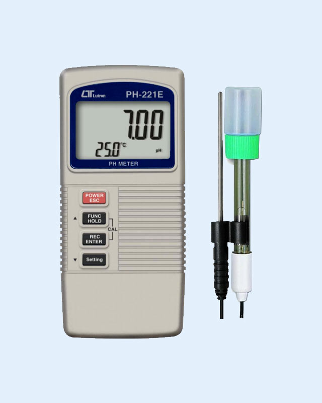 PH-221E+PE03 Portable PH/Temp Meter