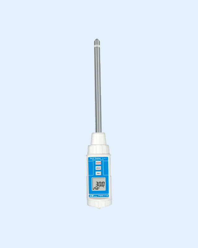 PMS-716 A device for measuring soil moisture and temperature