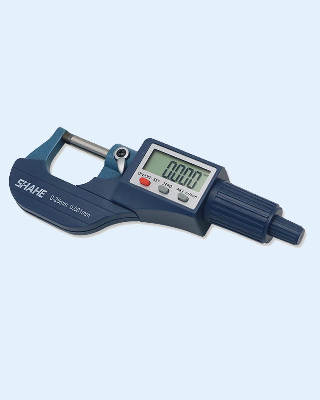 5202-25 Digital External Micrometer SHAHE  (0-25mm / 0.001mm)
