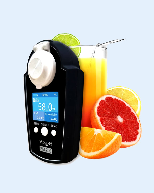 SM-200 Precision Sugar meter Digital Fast reading Brix refractometer