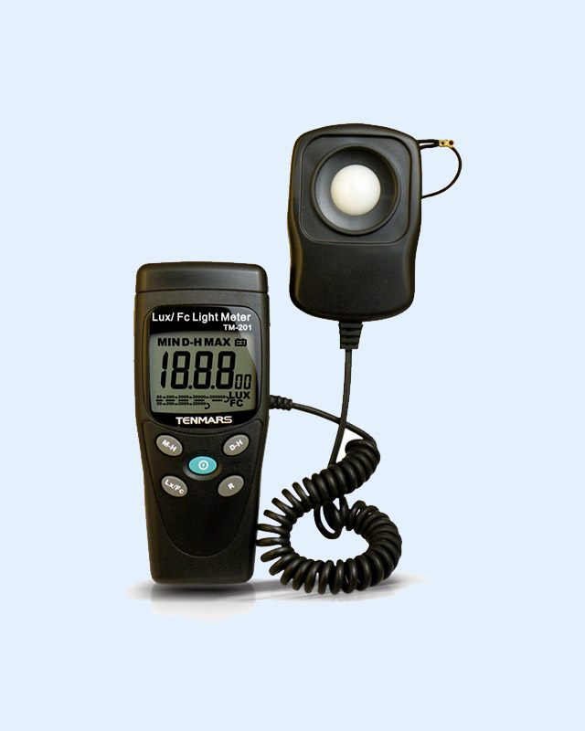 TM-201L A device for measuring and recording the light intensity of LED bulbs