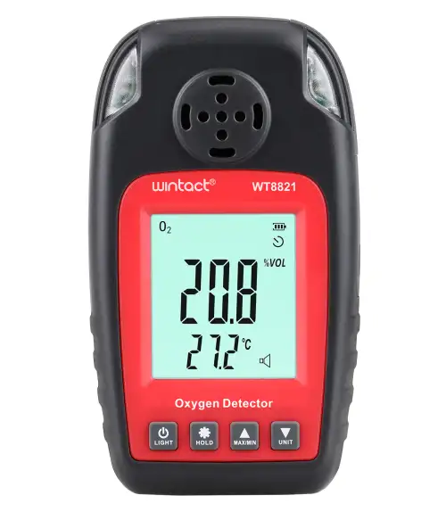 WT8821 جهاز قياس  نسبة الاكسجين الجوى
