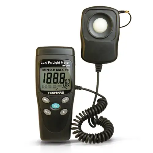 TM-201L   جهاز قياس وتسجيل  شدة الاضاءة للمبات الليد