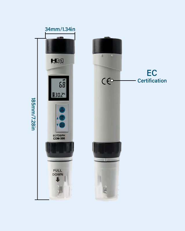 COM-300  pH/EC/TDS/Temp Meter