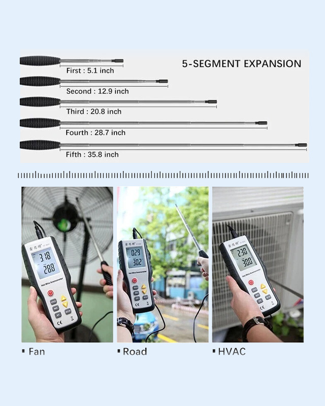 HT-9829 Hot Wire Anemometer