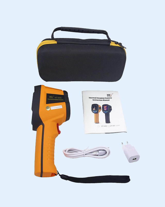 HTI HT-04D Thermal Imager IR Camera with Temperature Analysis