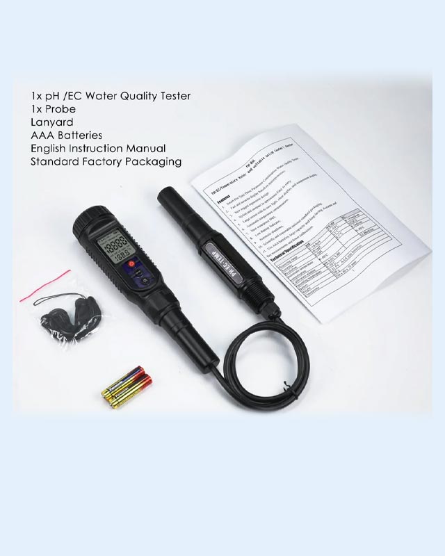 WQM-448 Soil  Waterproof pH/EC/Temperature 3 in 1 tester