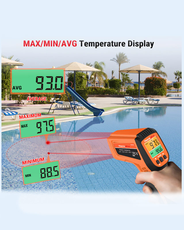 TP450 Dual Laser Thermometer Gun