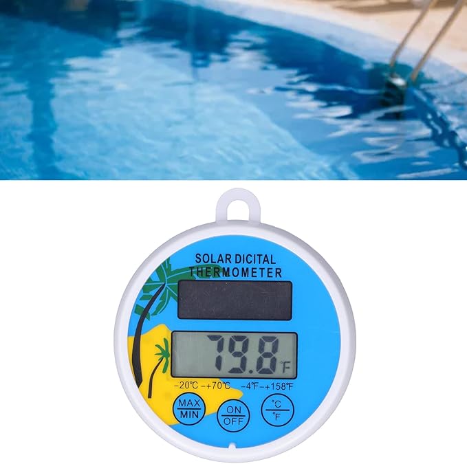 TPH02168   Digital Solar Thermometer Minimum Maximum Water Temperature